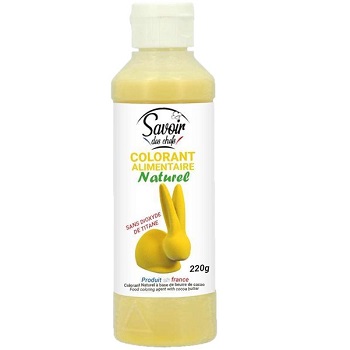 Deco-Relief Natural Velvet Coloured Cocoa Butter - Yellow  220g